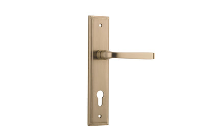 Annecy Lever Stepped Brushed Brass