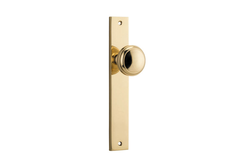 Paddington Knob Rectangular Polished Brass