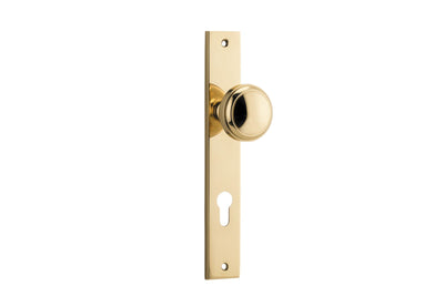 Paddington Knob Rectangular Polished Brass