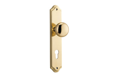 Cambridge Knob Shouldered Polished Brass