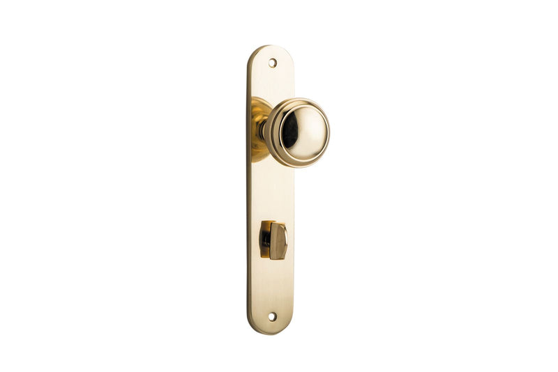 Paddington Knob Oval Polished Brass