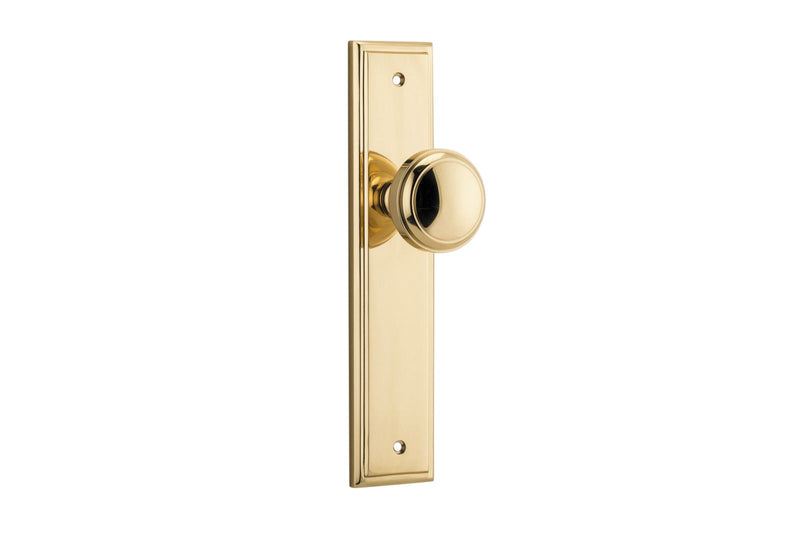 Paddington Knob Stepped Polished Brass