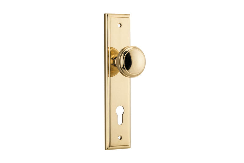 Paddington Knob Stepped Polished Brass