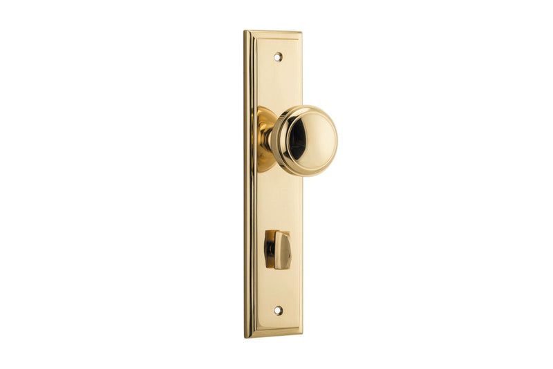 Paddington Knob Stepped Polished Brass