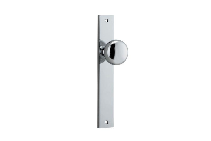 Cambridge Knob Rectangular Polished Chrome