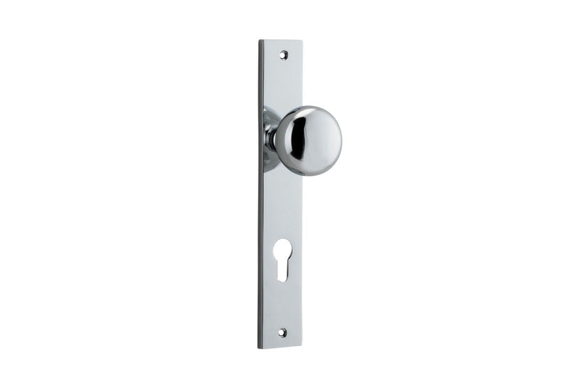 Cambridge Knob Rectangular Polished Chrome