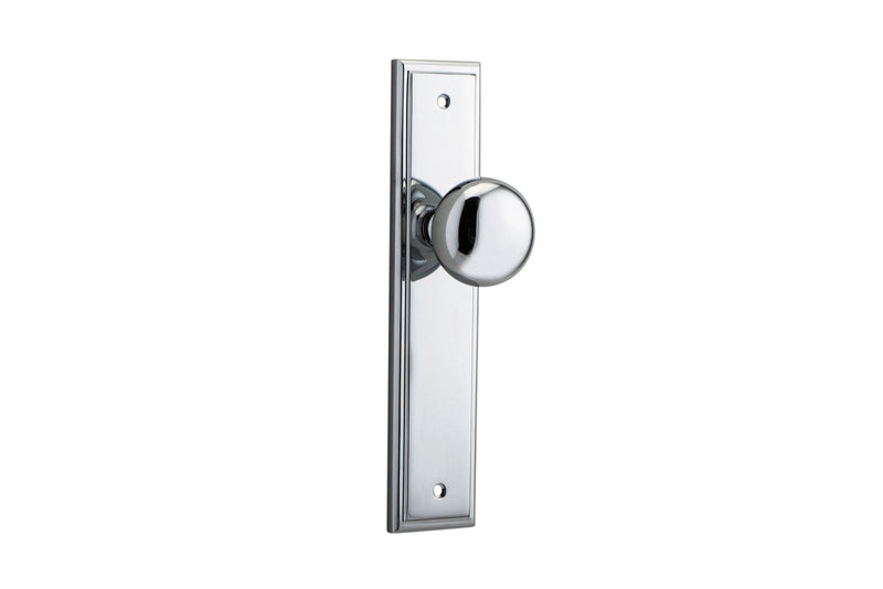 Cambridge Knob Stepped Polished Chrome