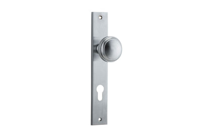 Paddington Knob Rectangular Brushed Chrome