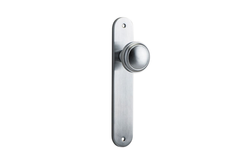 Paddington Knob Oval Brushed Chrome