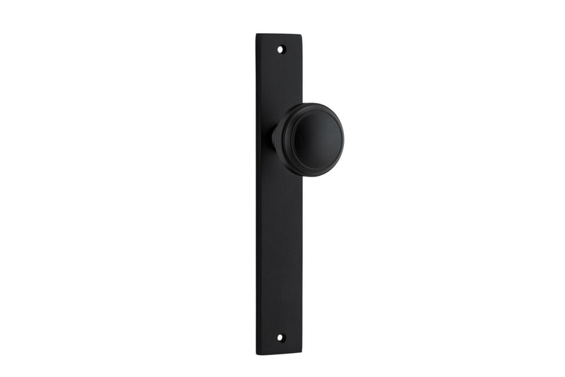 Paddington Knob Rectangular Matt Black