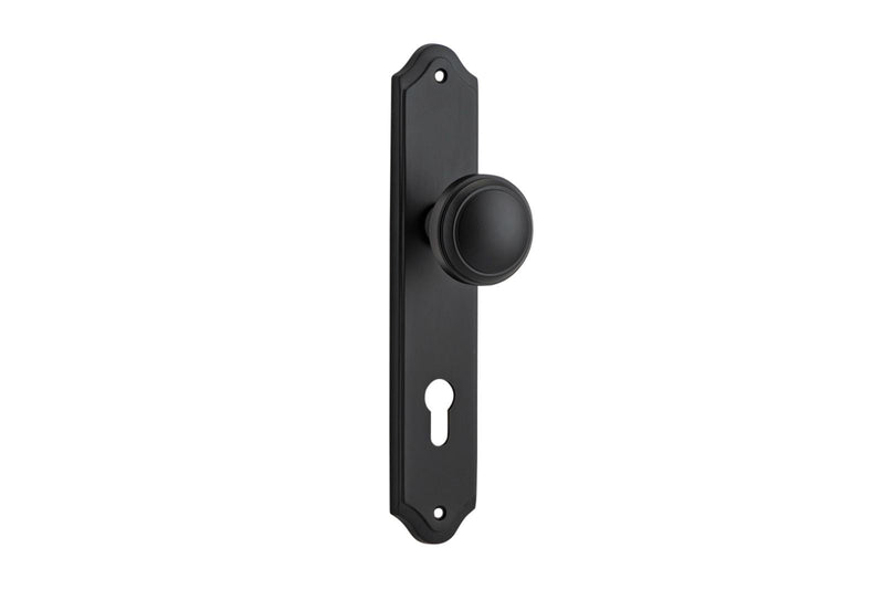 Paddington Knob Shouldered Matt Black