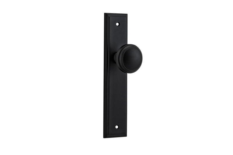 Paddington Knob Stepped Matt Black