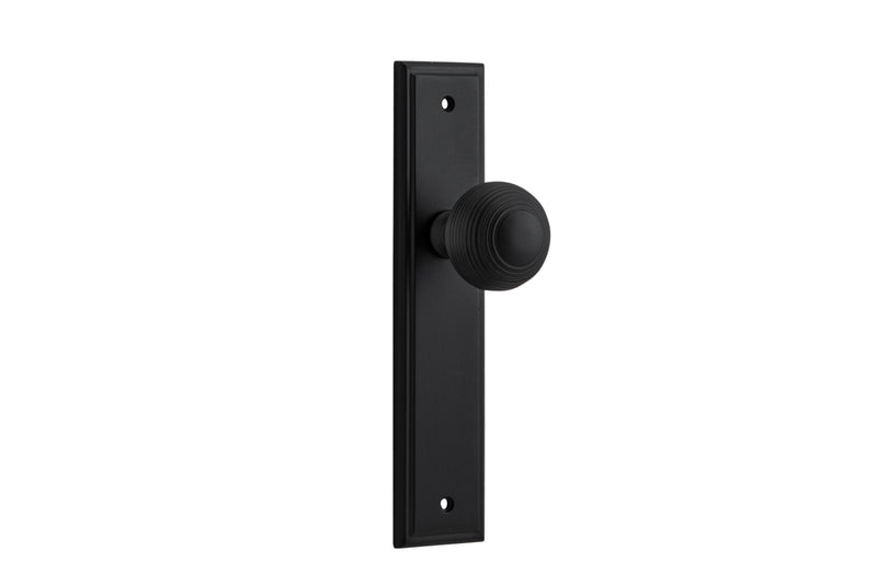 Guildford Knob Stepped Matt Black