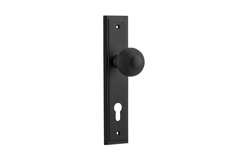 Guildford Knob Stepped Matt Black