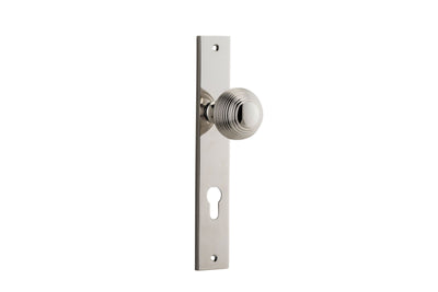 Guildford Knob Rectangular Polished Nickel