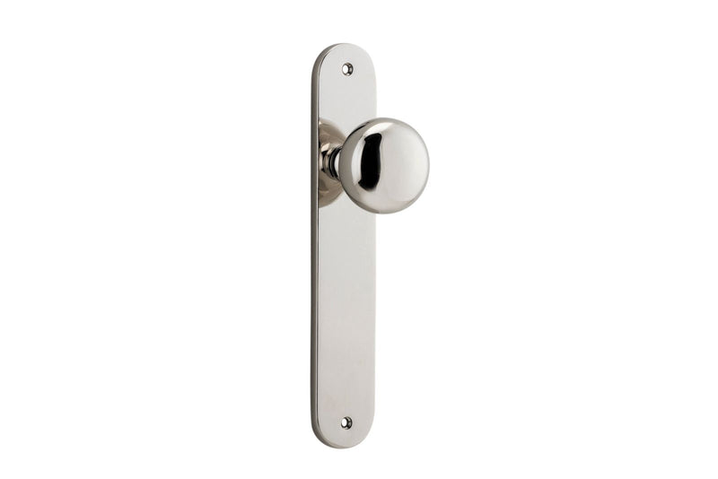 Cambridge Knob Oval Polished Nickel