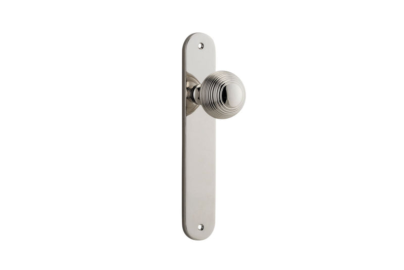 Guildford Knob Oval Polished Nickel