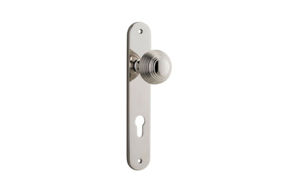 Guildford Knob Oval Polished Nickel