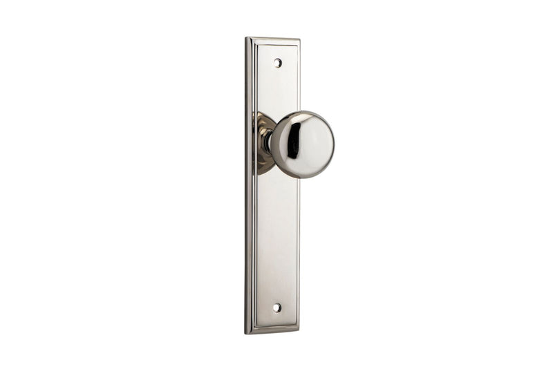 Cambridge Knob Stepped Polished Nickel