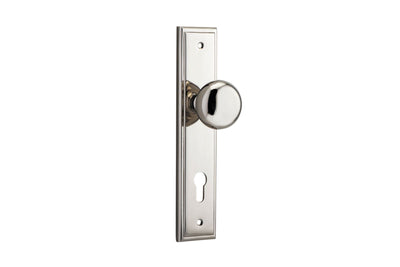 Cambridge Knob Stepped Polished Nickel