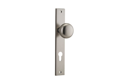 Cambridge Knob Rectangular Satin Nickel