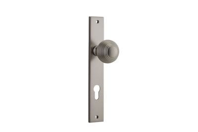 Guildford Knob Rectangular Satin Nickel