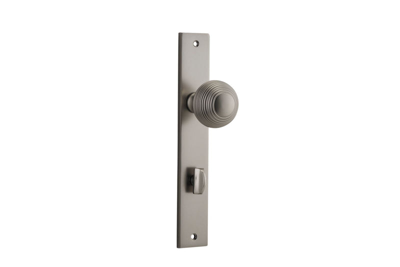 Guildford Knob Rectangular Satin Nickel