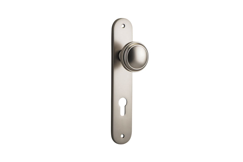 Paddington Knob Oval Satin Nickel