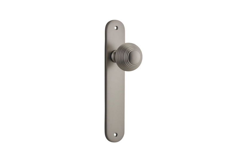 Guildford Knob Oval Satin Nickel