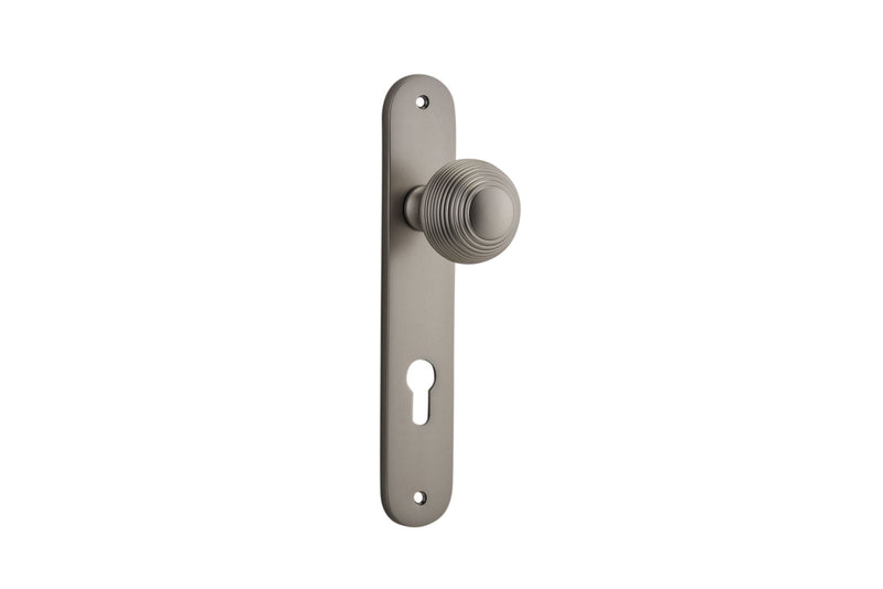 Guildford Knob Oval Satin Nickel