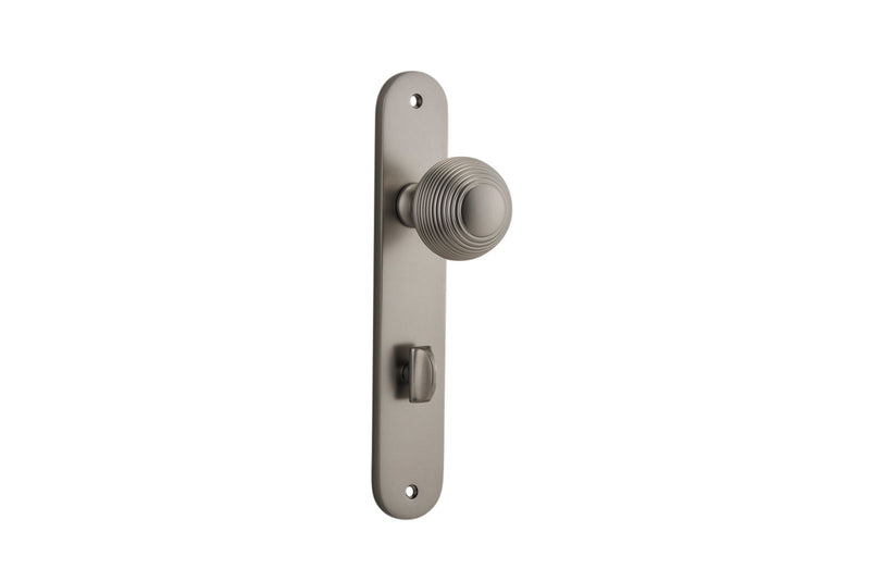 Guildford Knob Oval Satin Nickel