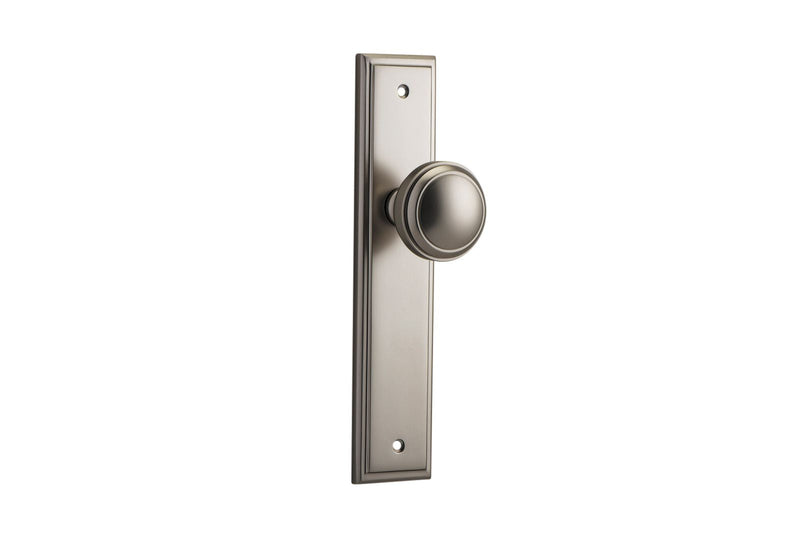 Paddington Knob Stepped Satin Nickel