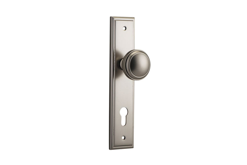 Paddington Knob Stepped Satin Nickel