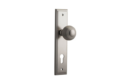 Guildford Knob Stepped Satin Nickel