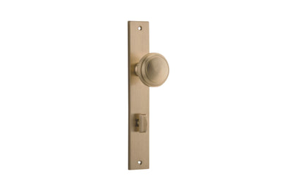 Paddington Knob Rectangular Brushed Brass