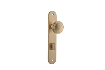 Paddington Knob Oval Brushed Brass