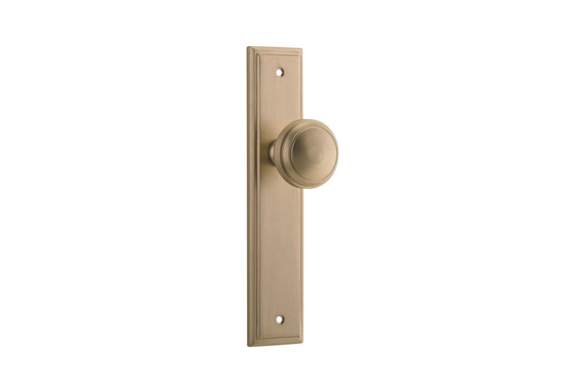 Paddington Knob Stepped Brushed Brass