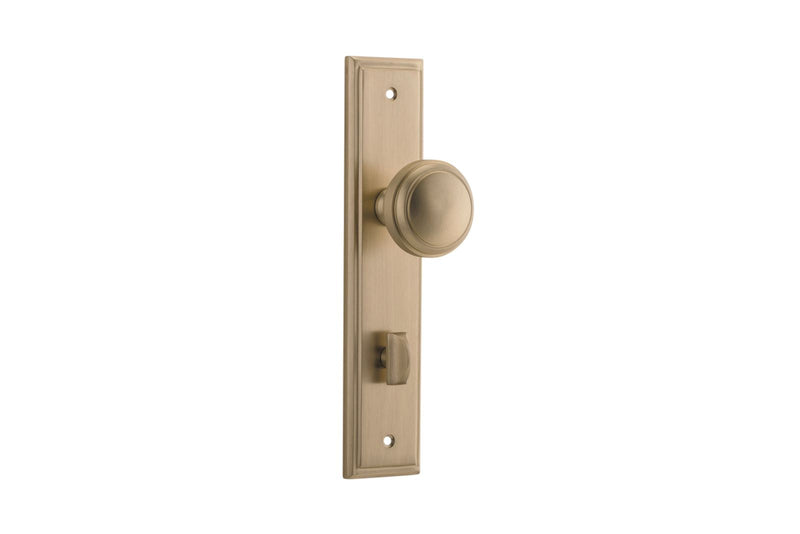 Paddington Knob Stepped Brushed Brass