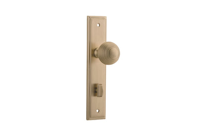 Guildford Knob Stepped Brushed Brass