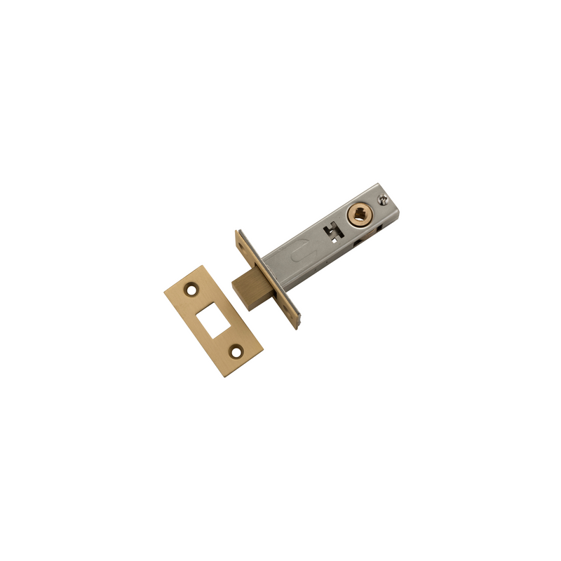 Privacy Bolt Satin Brass 60mm