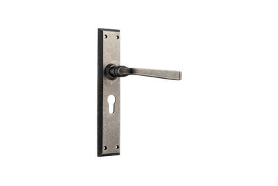 Menton Lever Rumbled Nickel