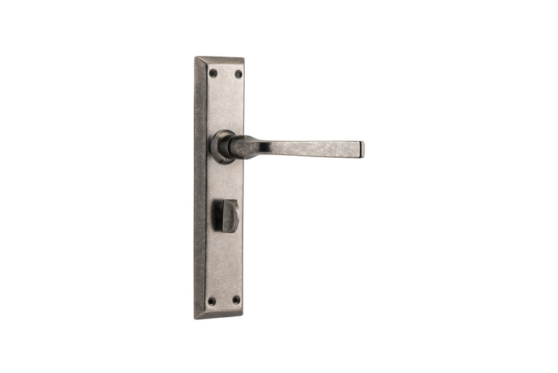 Menton Lever Rumbled Nickel