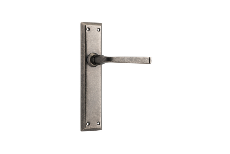 Menton Lever Rumbled Nickel