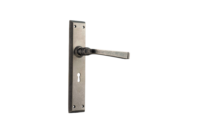 Menton Lever Rumbled Nickel