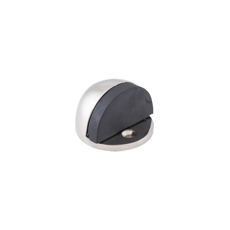 Door Stop - Oval Polished Nickel