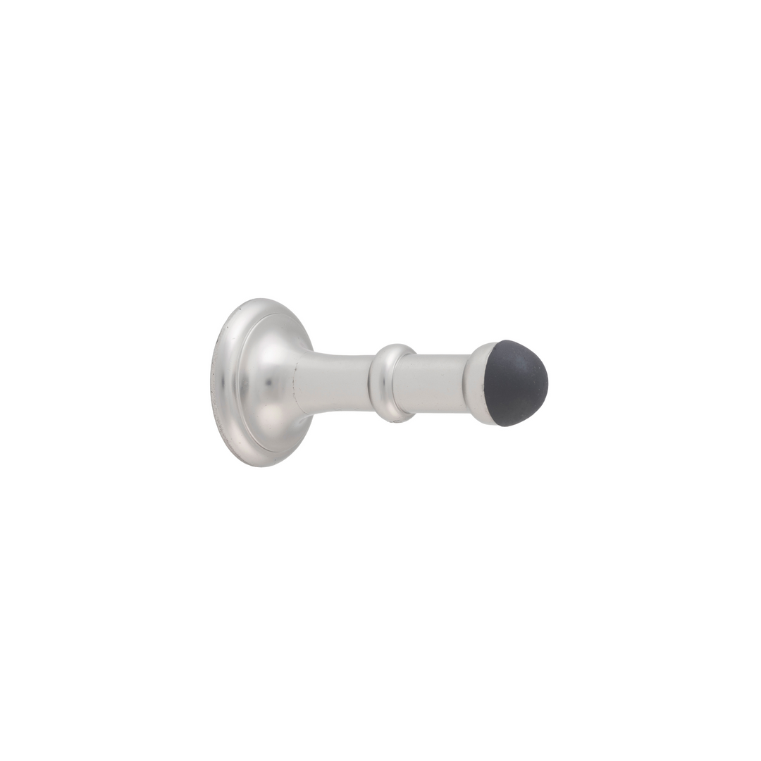 Door Stop - Concealed Fix Polished Nickel 80mm