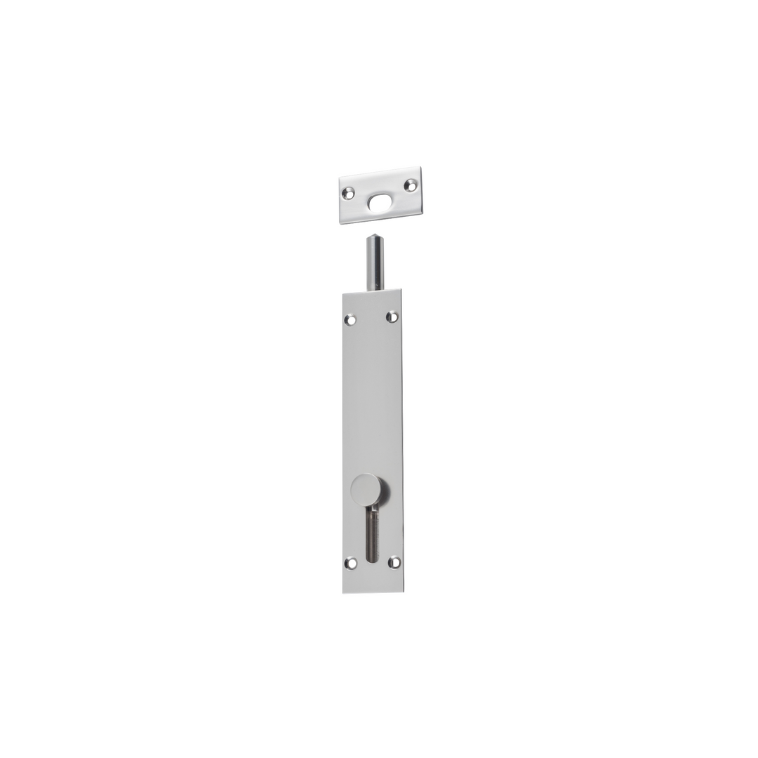 Reverse Barrel Bolt Satin Nickel
