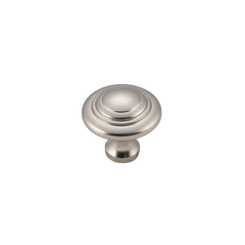 Cupboard Knob Domed Satin Nickel 25mm