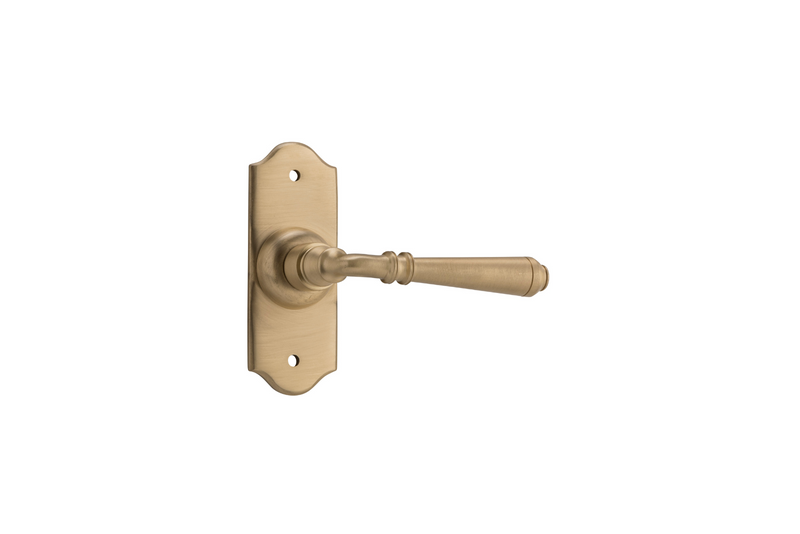 Reims Lever Short Backplate Satin Brass