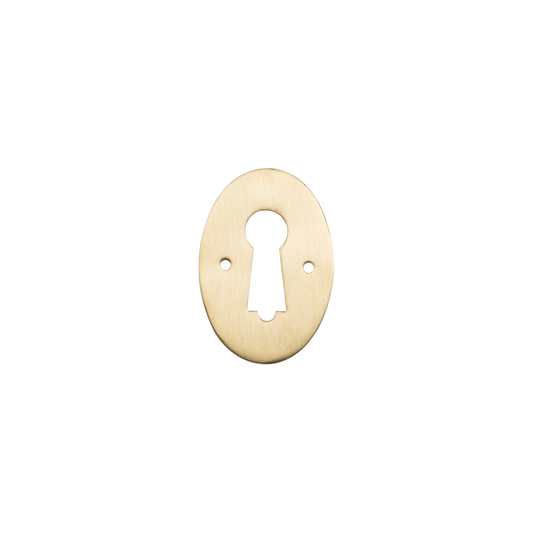 Pressed Escutcheon Satin Brass